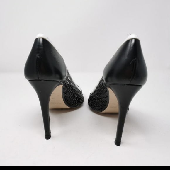 Zara braided two tones court shoes (2212) - Picture 5 of 10